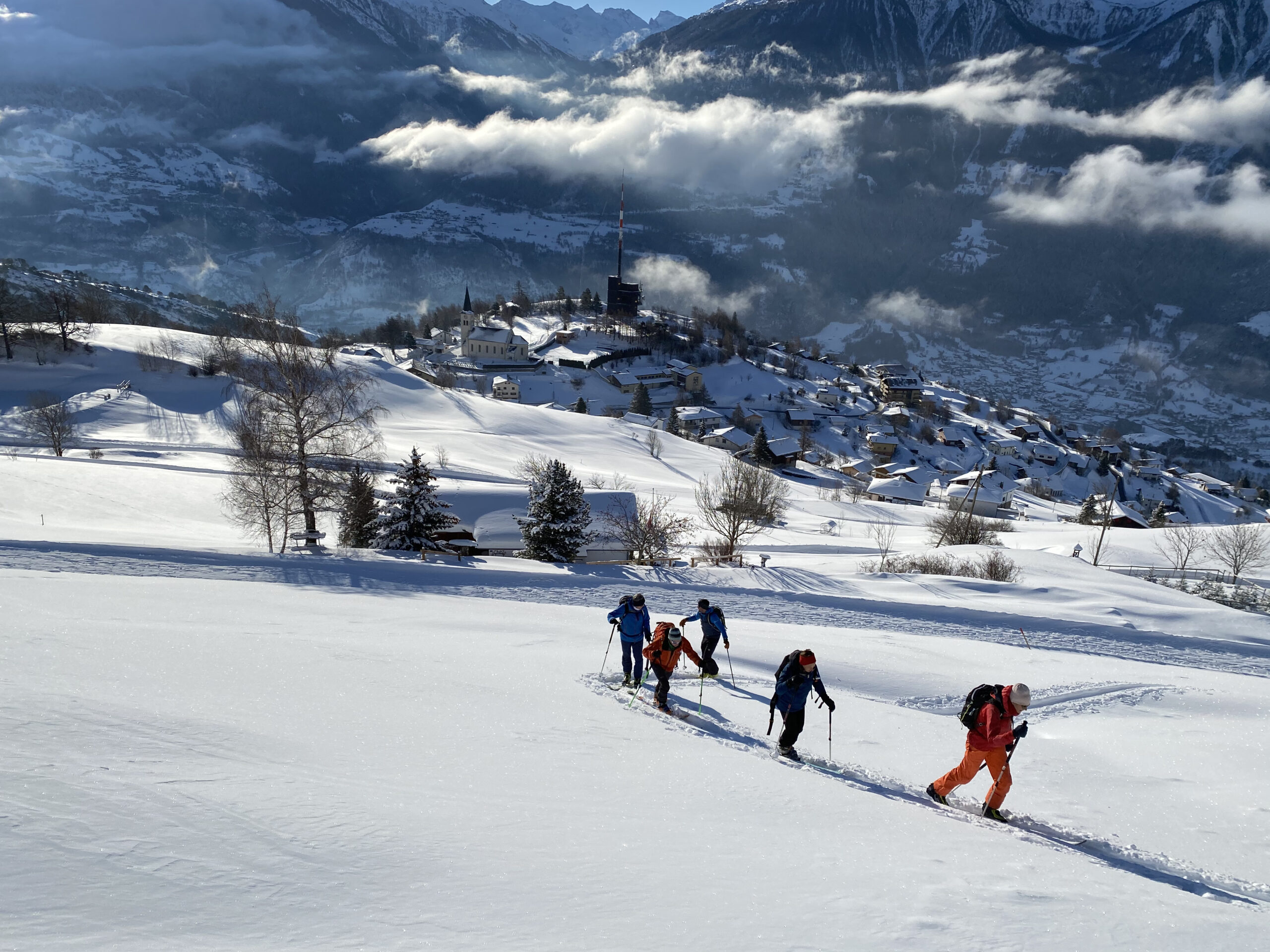 ski touring Verbier