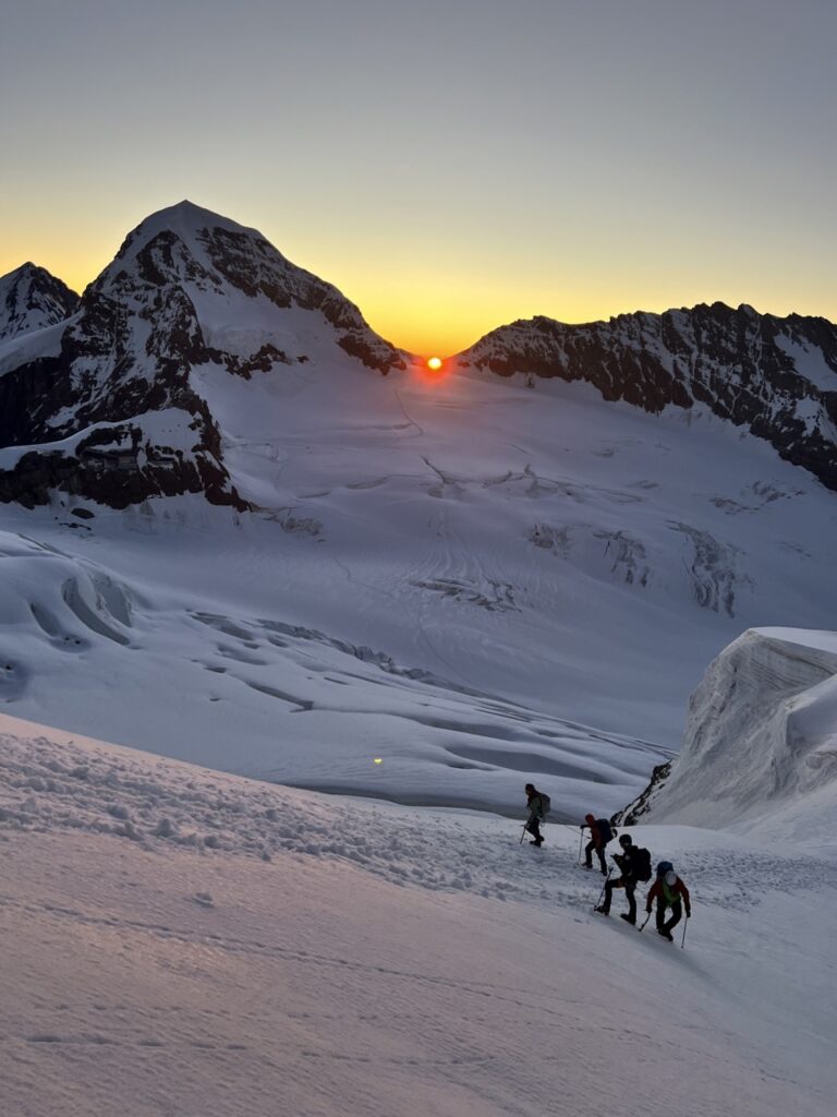 Lever du soleil Jungfrau